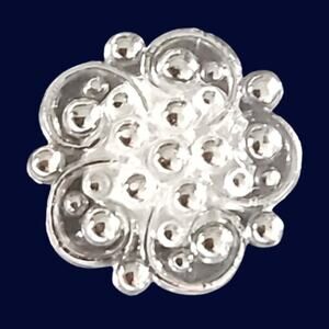 Magnetic Horse Show Number Pins Silver Essence Concho Set of 4 NEW